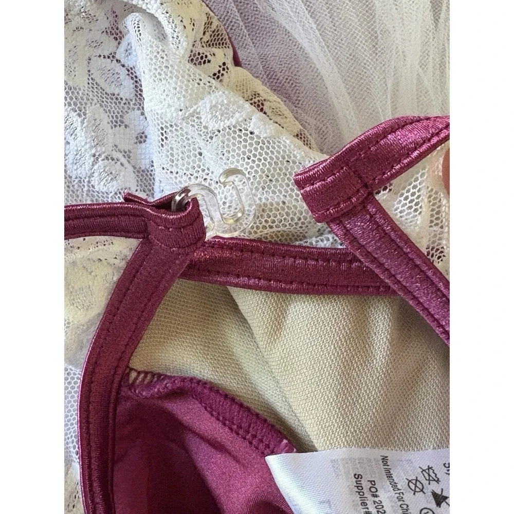Weissman Costumes Dance Girls Ballet Tutu‎ Dress Size LC Ballerina Pink Magenta